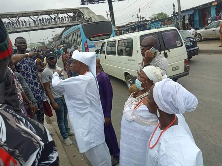 ...Salutes Yoruba Women who led the rally from the front, says "the struggle continues"