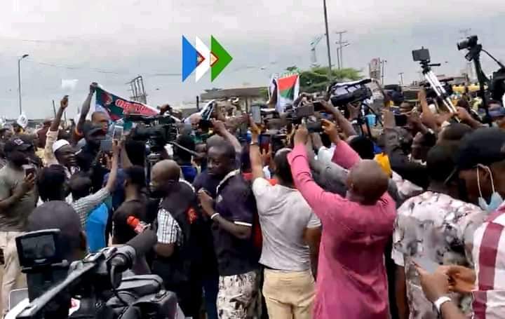 ...Salutes Yoruba Women who led the rally from the front, says "the struggle continues"