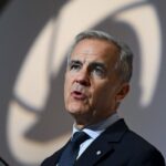 Prime Minister Mark Carney speaks during a trade union event in Gatineau, Que., on Wednesday, April 29, 2026. THE CANADIAN PRESS/Spencer Colby