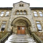 A photograph of the outside of the Munk School of Global Affairs in Toronto on Friday, Jan. 25, 2019. THE CANADIAN PRESS/Nathan Denette