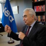 International Energy Agency Executive Director Fatih Birol speaks during an interview with The Associated Press, at the IEA headquarters in Paris, Thursday, April 16, 2026. (AP Photo/Michel Euler)