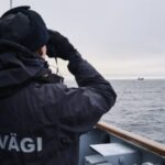 An Estonian naval ship sails in the Baltic Sea on Thursday, Jan. 9, 2025, as part of stepped-up NATO patrols in the region following suspected sabotage of undersea cables. (AP Photo/Hendrik Osula)