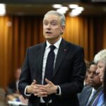 Minister of Finance and National Revenue Francois-Philippe Champagne rises during Question Period in the House of Commons on Parliament Hill in Ottawa on Thursday, June 11, 2026. THE CANADIAN PRESS/Justin Tang