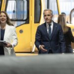 Prime Minister Mark Carney and Alberta Premier Danielle Smith arrive to announce a proposed pipeline from Alberta to the B.C. coast in Calgary on Thursday, July 02, 2026. THE CANADIAN PRESS/Todd Korol