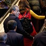 Iran's Foreign Minister Abbas Araghchi arrives ahead of the 81st session of the United Nations General Assembly at United Nations headquarters, Tuesday, Sept. 22, 2026. (AP Photo/Stefan Jeremiah)