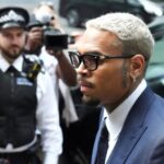 FILE - R&B singer Chris Brown arrives at Southwark Crown Court to attend a plea hearing in London, Friday, June 20, 2025. (AP Photo/Frank Augstein, File)